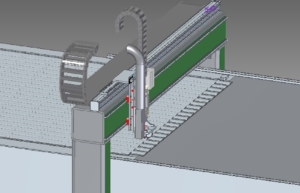 EDM Hole custom made machine