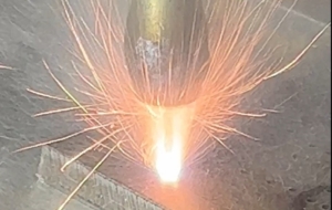 EDM Hole drilling process
